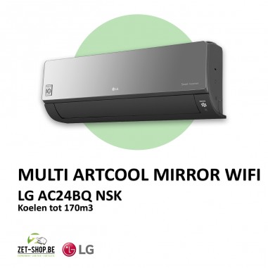 LG AC24BK  NSK Multi Artcool Mirror WiFi wandmodel