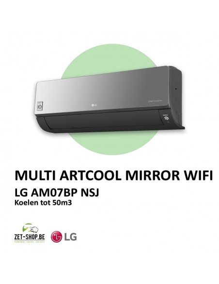 LG AM07BK NSJ Multi Artcool Mirror WiFi wandmodel