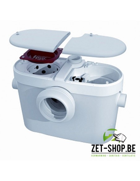 Sanibroyeur Saniacces 2  SFA vergruizer voor wc  + lavabo wit