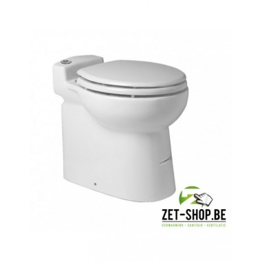 Sanibroyeur SFA Sanicompact 48 ECO+ WIT Staand toilet met zitting en vergruizer