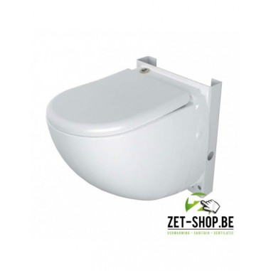 Sanibroyeur SFA Sanicompact comfort eco SFA  WIT hang WC + zitting + vergruizer