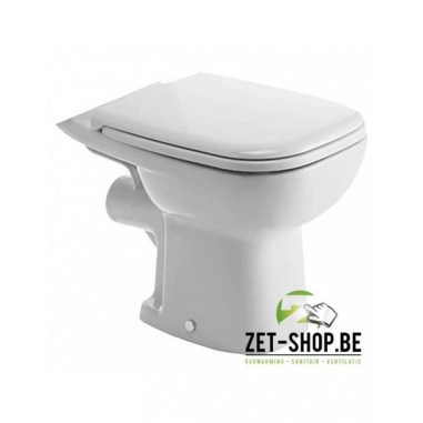 Toilet Onderstuk D-Code Duravit H 185 Wit diepspoel- voor monobloc (zonder reservoir)- met