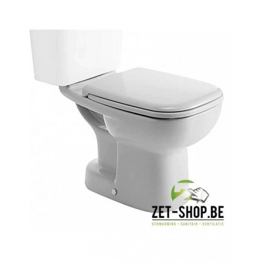 Toilet Onderstuk D-Code Duravit C 215 Wit diepspoel- uit sanitair keramiek- voor 6 liter