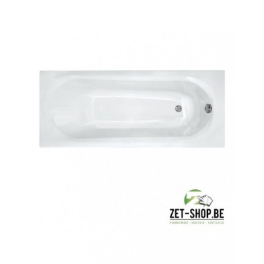 Bad   ZET - LINE New Fims + Poten 150-70 Wit inbouw ligbad- vervaardigd uit acryl- poten