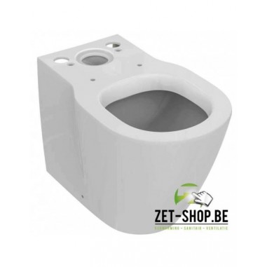 Toilet Onderstuk Ideal Standaard Compact Back To Wall Connect Wit Staande WC Space "verkort" back to wall diepspoel