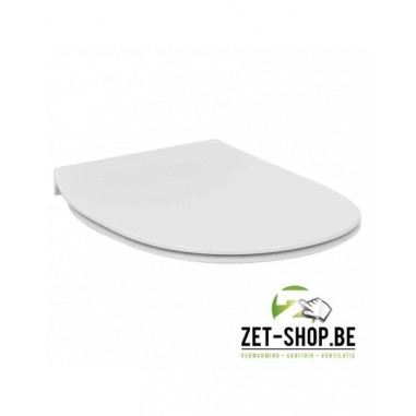 Zitting Connect Slim Ideal Standard Softclose Wit Extra dunne zitting en deksel slow closing (easy