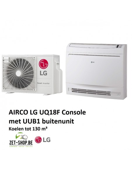 lastig privacy bord Airco LG UQ18 Single Split - 5KW koelen 4,9KW verwarmen, consolemodel