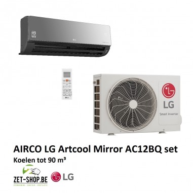 Climatiseur LG Artcool AC12BK WiFi Mono Split - 3.5KW climatisation 3,8KW chauffage.