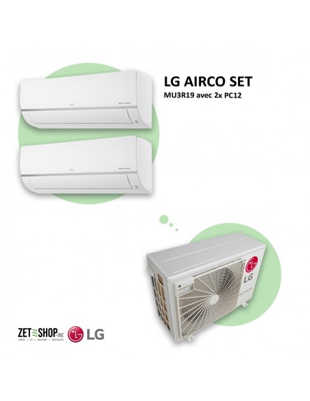 LG Pack Climatiseur  MU3R19 avec 2 x PC12