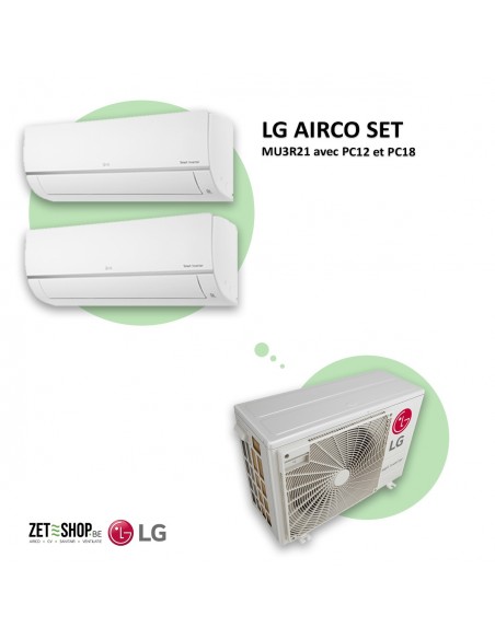LG Pack Climatiseur  MU3R21 avec PC12 et PC18
