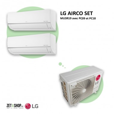 LG AIRCO set MU3R19 met PC09 en PC18