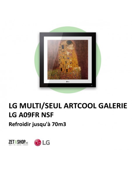 LG A09FT  NSF Multi/Mono Artcool Gallery,  unité murale