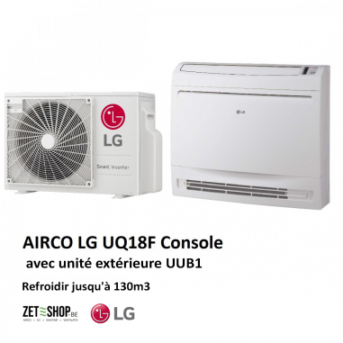 Airco LG UQ18 Single Split - 5KW koelen 4,9KW verwarmen, consolemodel